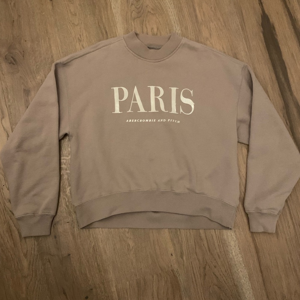 abercrombie and fitch paris crewneck